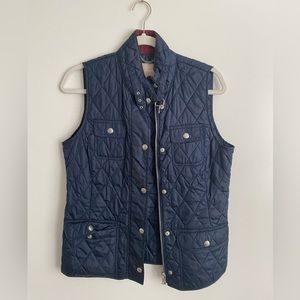 Banana Republic Navy Quilted Vest